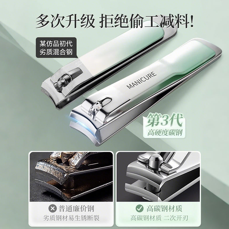 Stainless steel nail scissors set, various nail art sets, nail clippers set, manicure tools 10-piece set, spot wholesale