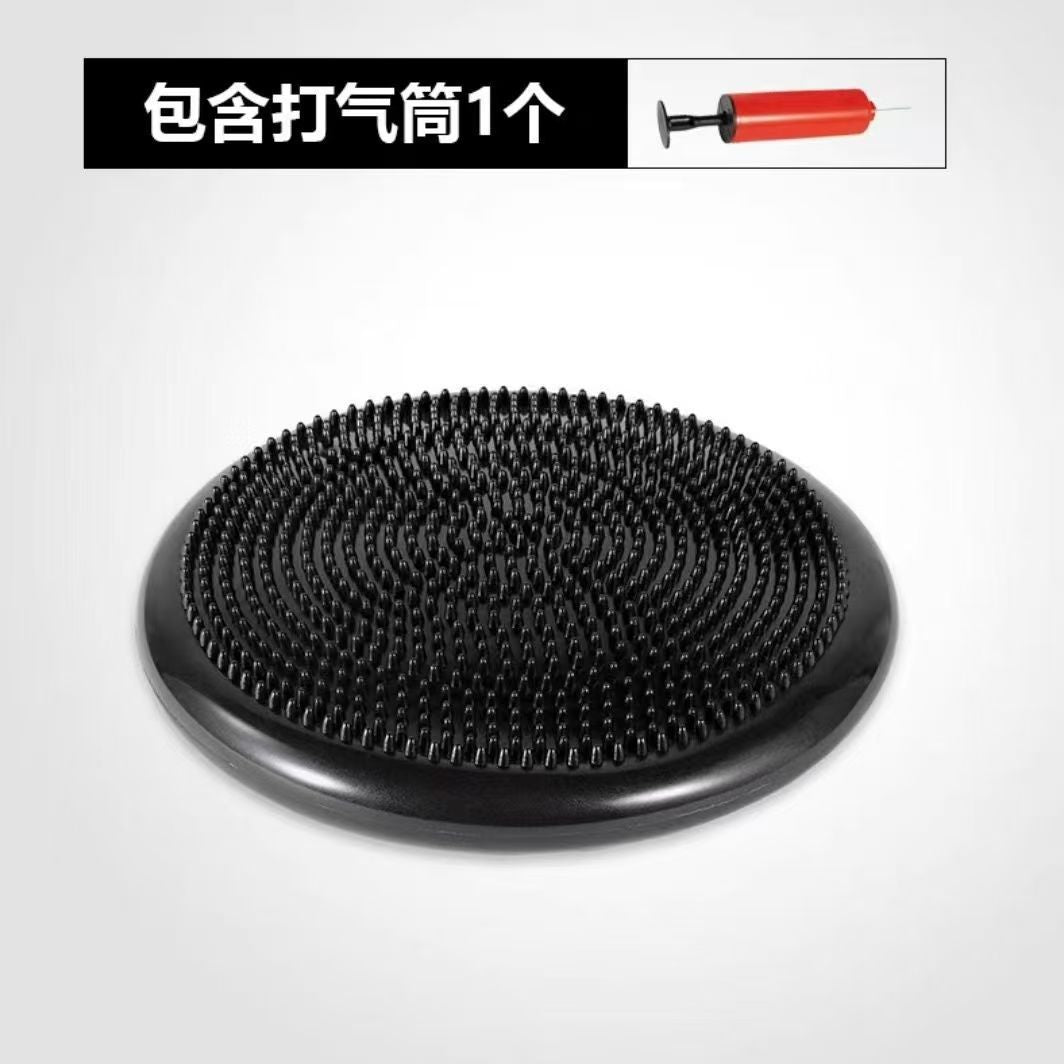 Thickened balance ball Air cushion Yoga ball Children's thigh ankle rehabilitation Core training equipment Air plug massage