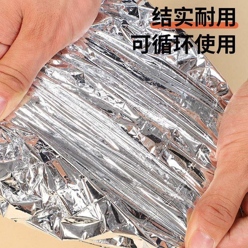 Food aluminum foil insulation cover thickened dining table insulation cover kitchen household winter constant temperature plastic wrap wholesale