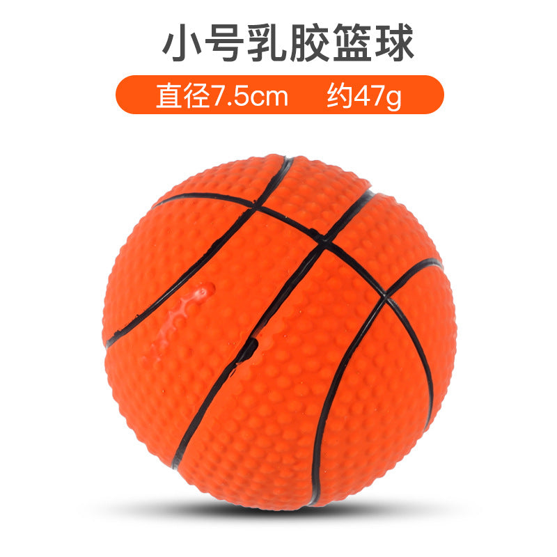 Wholesale Pet Latex Toys Filled Cotton Latex Rugby Football Volleyball Sound Dog Toys Pet Toys