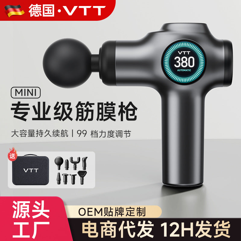 German VTT fascia gun 99 professional grade home fitness massager quickly decomposes lactic acid portable massage~