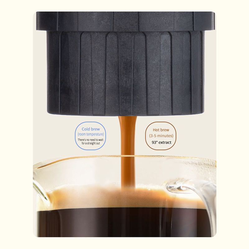 Cross-border electric heating espresso machine powder capsule dual-purpose outdoor travel car home portable mini