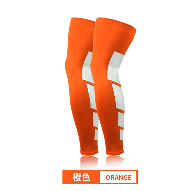 Wholesale Basketball Knee Pads Warm Long Barrel Badminton Outdoor Running Marathon Leg Pads Riding Compression Sports Knee Pads