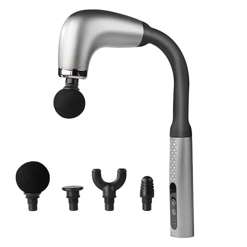 Elbow fascia gun does not ask for human multi-function cervical spine back muscle massager electric extended head massage gun