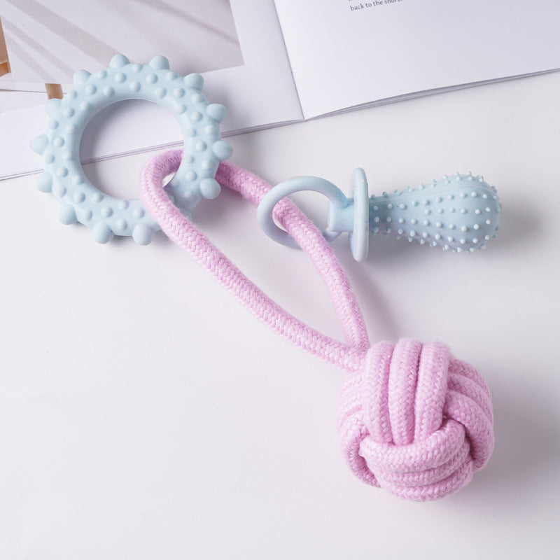 Cross-border hot sale TPR pet toys pet dog molar stick to relieve boredom self-hi, resistant to biting and not rotten, puppy self-hi toys