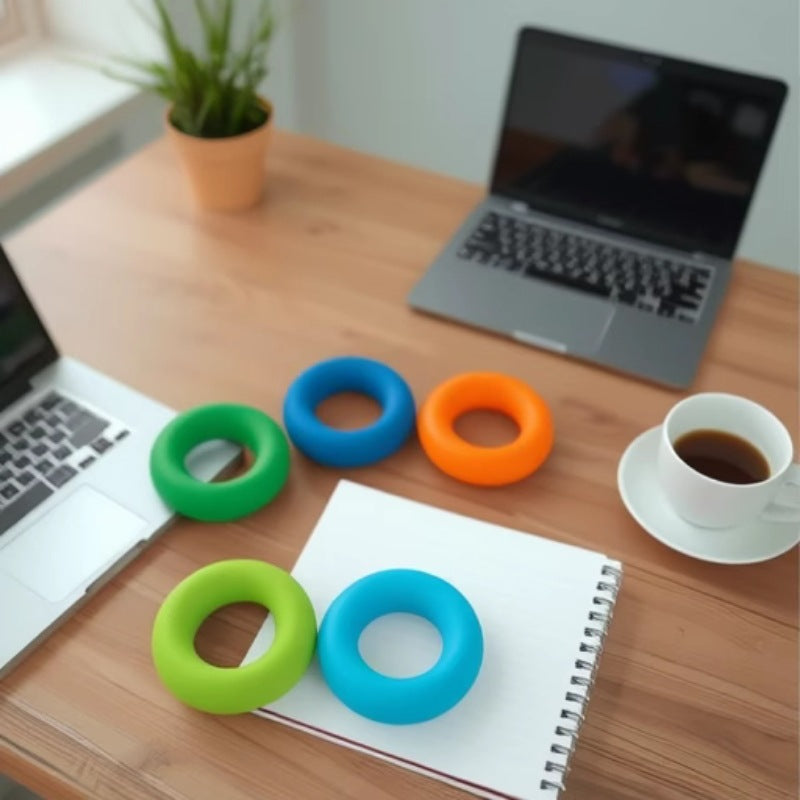 Manufacturers wholesale silicone grip grip ring piano finger training fitness sports equipment cross-border hot-selling decompression