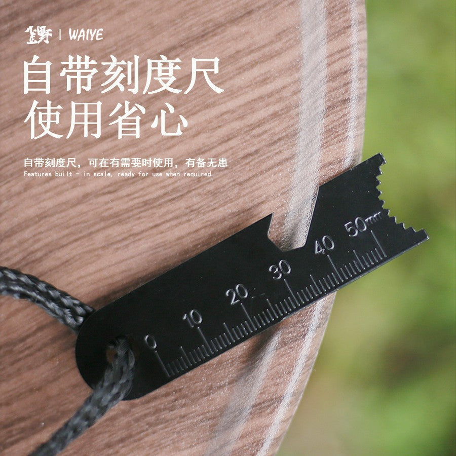 Outdoor Flint Camping Equipment Wilderness Survival Tools Magnesium Rod Fire Picker Wooden Handle Fire Rod Hiking