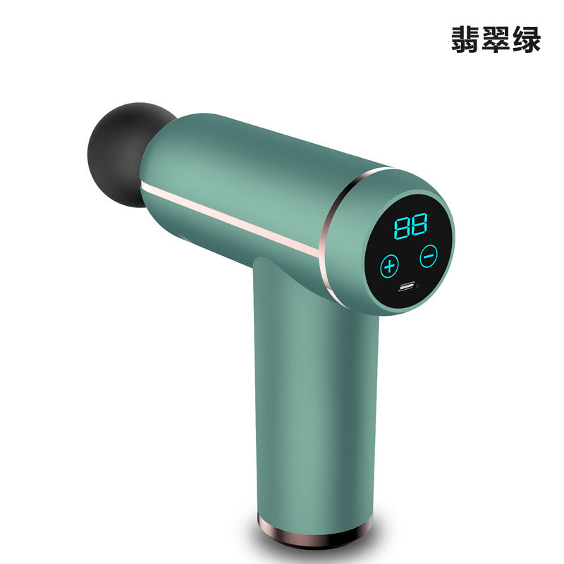 Cross-border Pulse Fascia Gun Muscle Deep Impact Choroid Mini Electric Massage Amazon Massager Neck Rub Gun