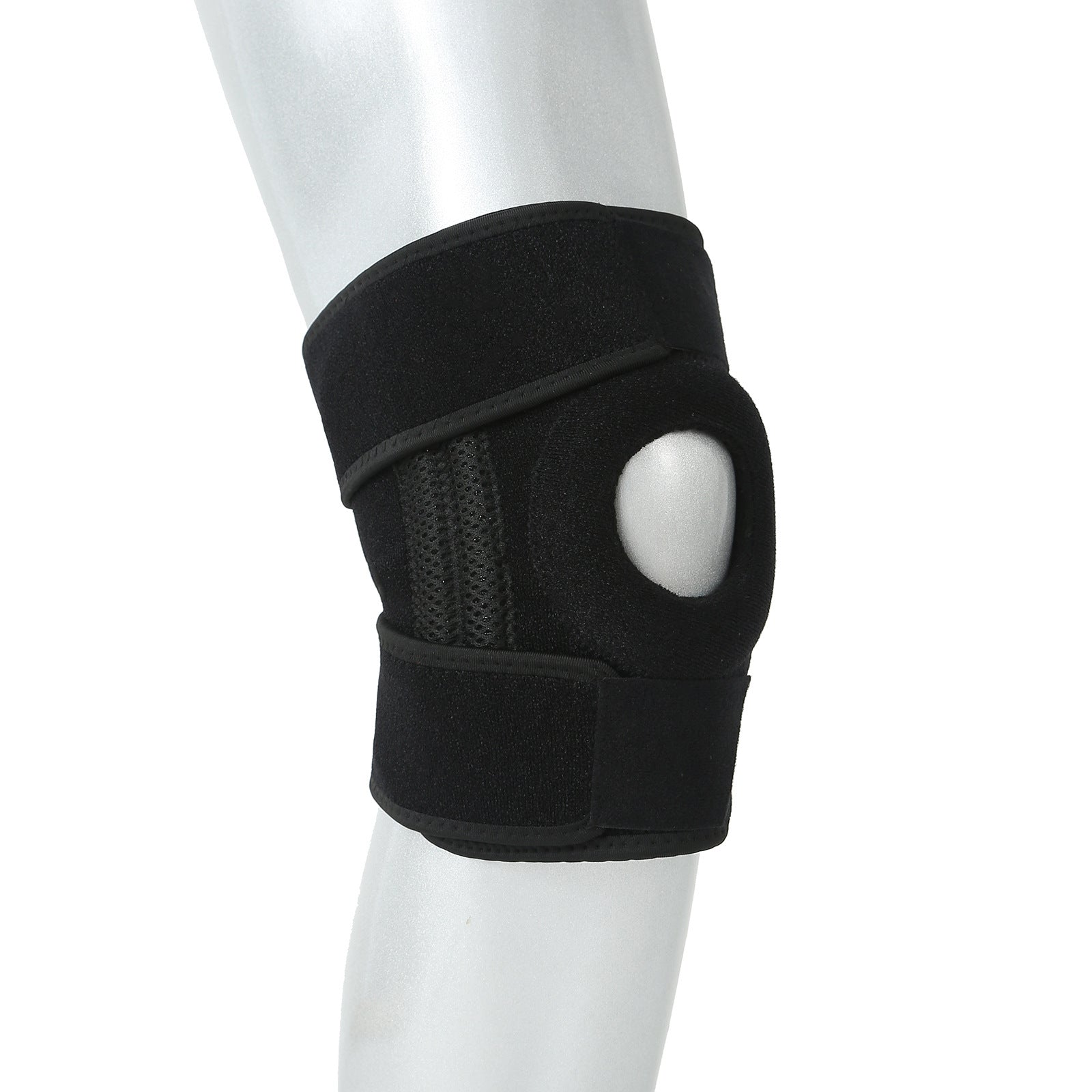 Fitness Sports Knee Pads Mountaineering Basketball Running Protection Knee Pads Black Breathable Meniscus Protection Knee Pads Wholesale