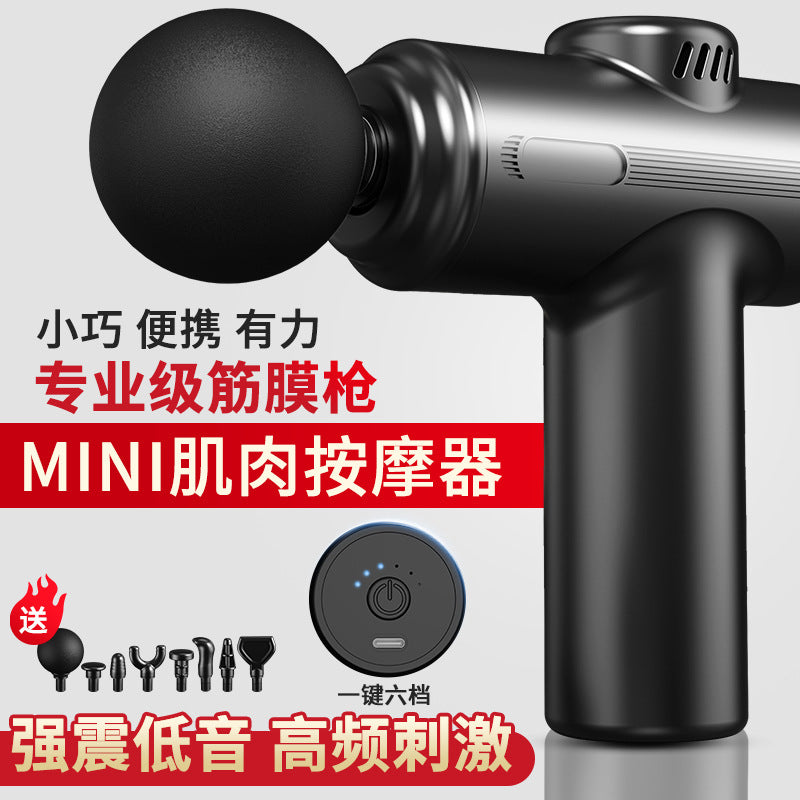 Cross-border fascia gun muscle relaxation massager for men and women mini small professional mini neck gun to relax muscles