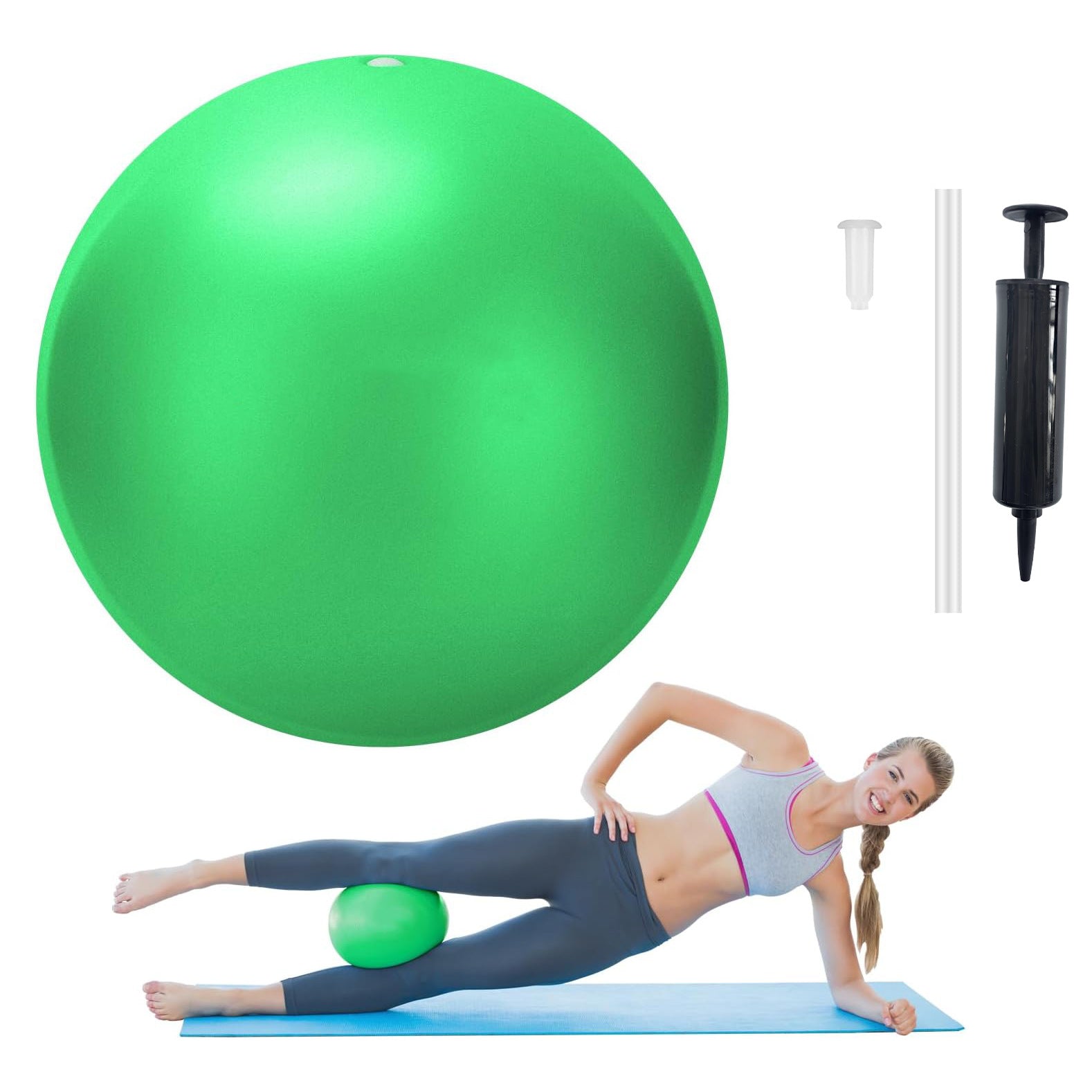 Yoga pelvic floor muscle ball 25cm Pilates ball, pregnant women pelvic floor muscle exercise postpartum recovery training fitness ball