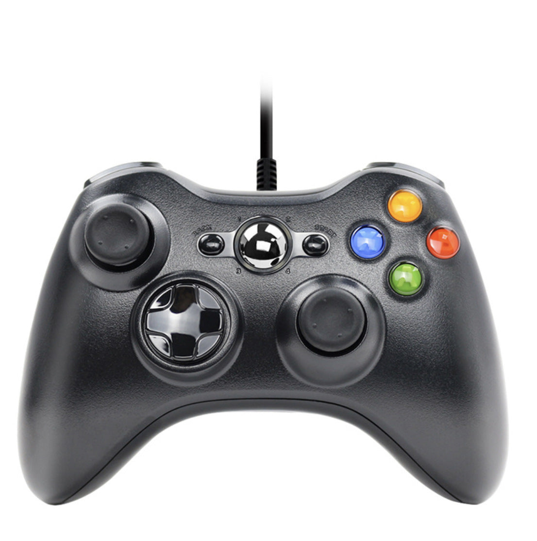 XBOX360 gamepad wired computer steam multi-function free drive vibration factory direct sales spot quick delivery