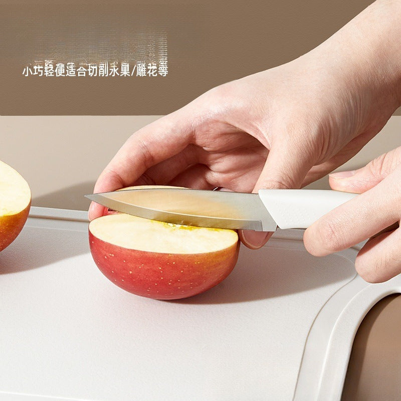 Kitchen Gadgets Cutting Board Knife Fruit Knife Peeler Scissors Combination Household Student Dormitory Set Knives