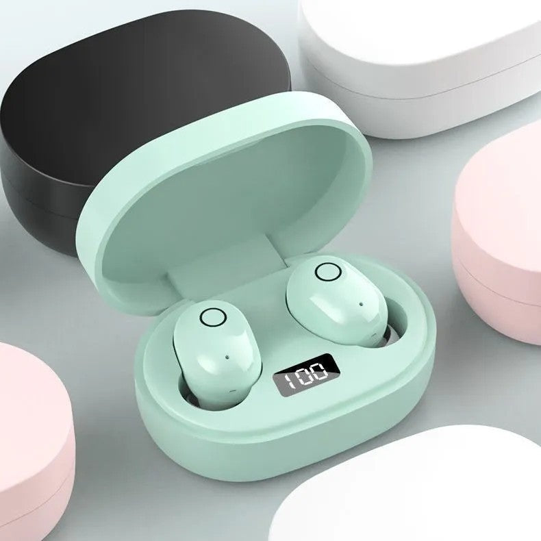 J15 new women's earphones Bluetooth wireless mini cute girls high value does not hurt the ears comfortable high sound quality E6S