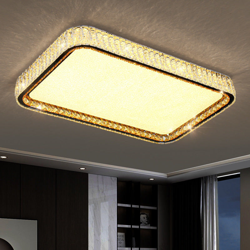 Crystal ceiling light full spectrum eye protection living room main light modern simple bedroom dining room whole house lighting package smart