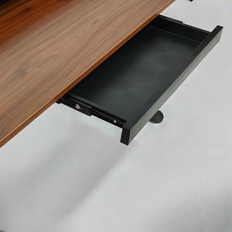 Thickened silent office computer desk keyboard tray tray drawer table sliding track guide rail two-section bracket accessories