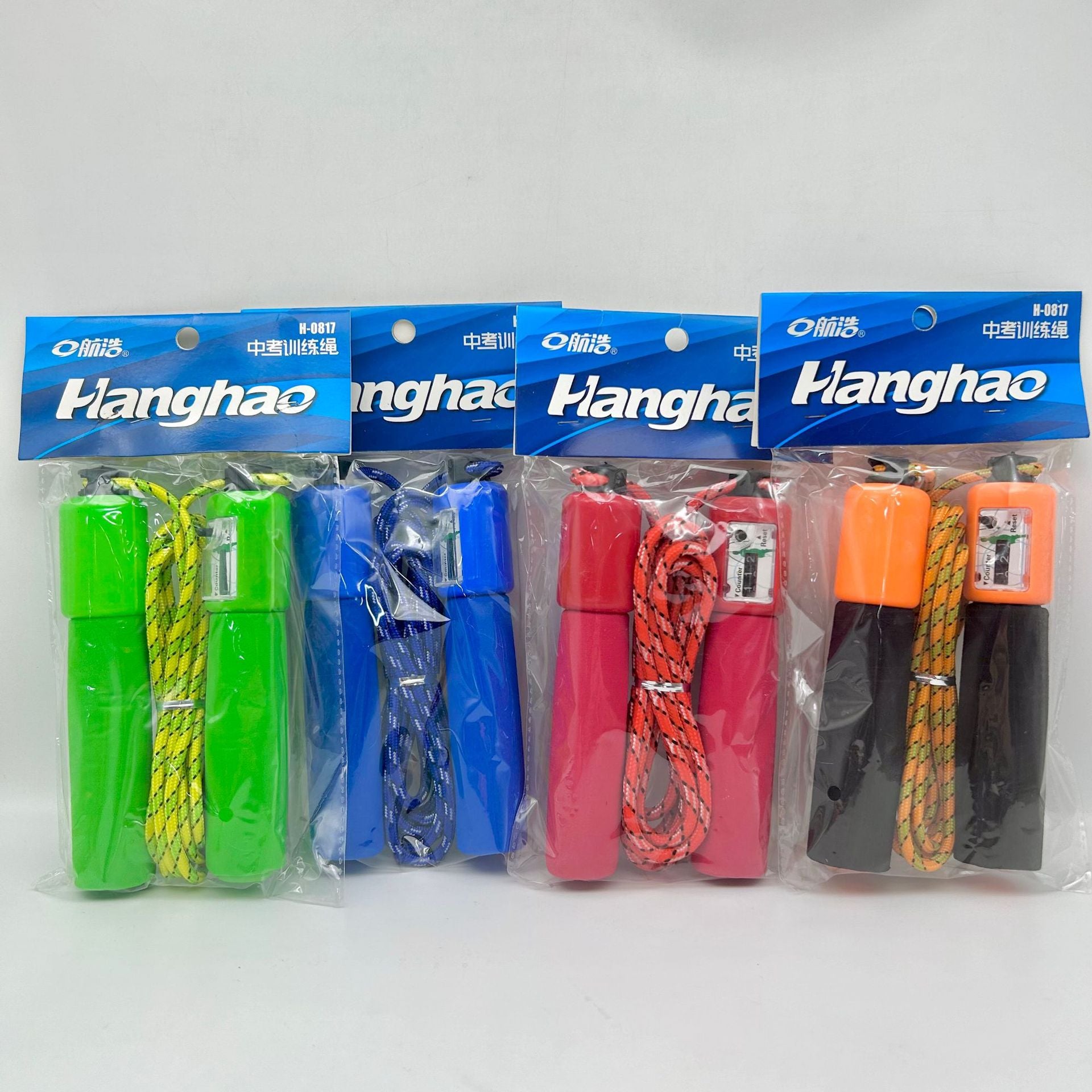 Wholesale student counting skipping rope rubber rope primary and secondary school students competition training sponge handle high school entrance examination practice skipping rope
