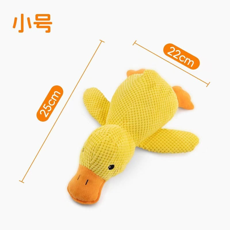 Cute pet significant other cat mint duck PP cotton scratch resistant bite resistant pineapple down pet explosion dog cat sound toy