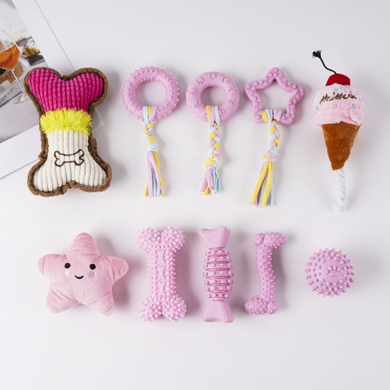 Cross-border hot sale TPR pet toys pet dog molar stick to relieve boredom self-hi, resistant to biting and not rotten, puppy self-hi toys