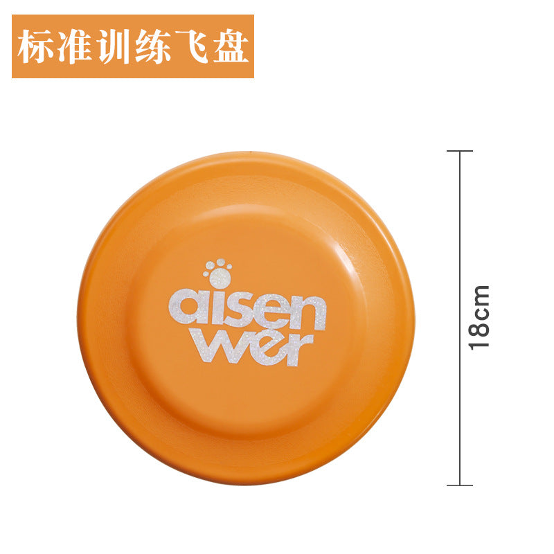 Aisenwer Dog Frisbee Pet Toys Bite-resistant Non-toxic Pet Supplies Training Supplies Floating Throwing Toys