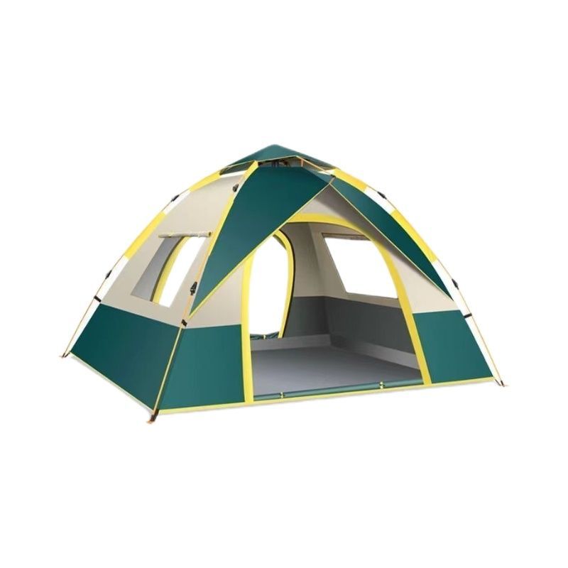 Tent Outdoor Folding Portable Camping Overnight Rainproof Thickened Indoor Automatic Beach Field Camping Equipment