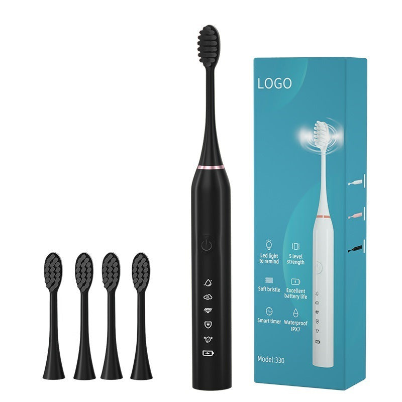 Source Factory Cross-border Electric Toothbrush Adult Rechargeable Fully Automatic Male and Female Student Couple Set Soft Hair