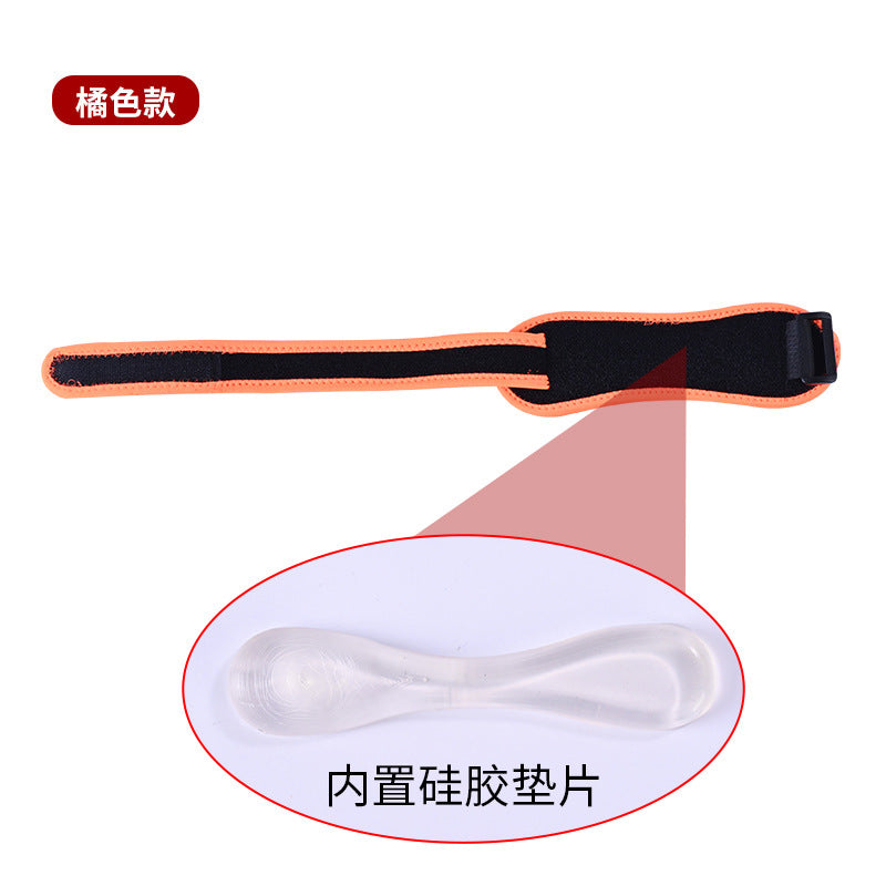 Silicone pressurized patella belt sports fitness badminton riding mountaineering breathability shock absorption men's and women's running knee pads spot