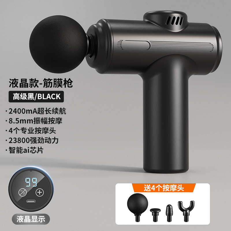 Household Fascia Gun Ladies Electric Massager Relieve Muscle Massage Massage Gun USB Mini Charging Fascia Gun