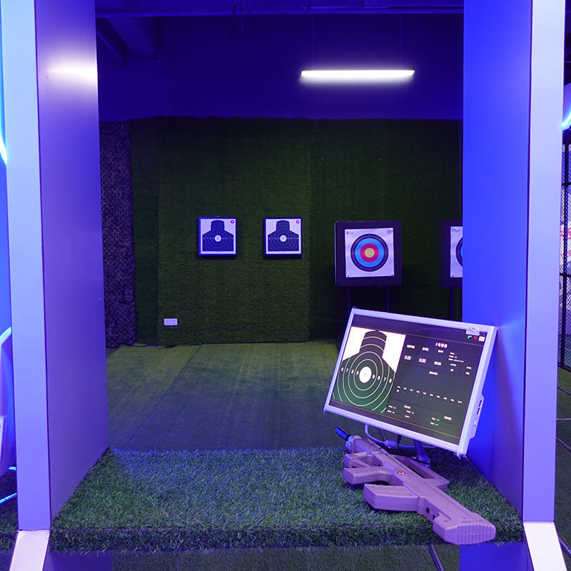 Intelligent analog indoor digital sports experience hall equipment Large-scale infrared shooting laser interactive competition