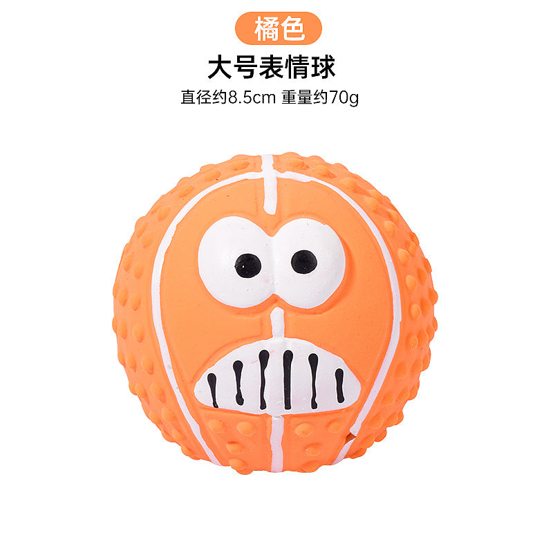 Wholesale Pet Latex Toys Filled Cotton Latex Rugby Football Volleyball Sound Dog Toys Pet Toys