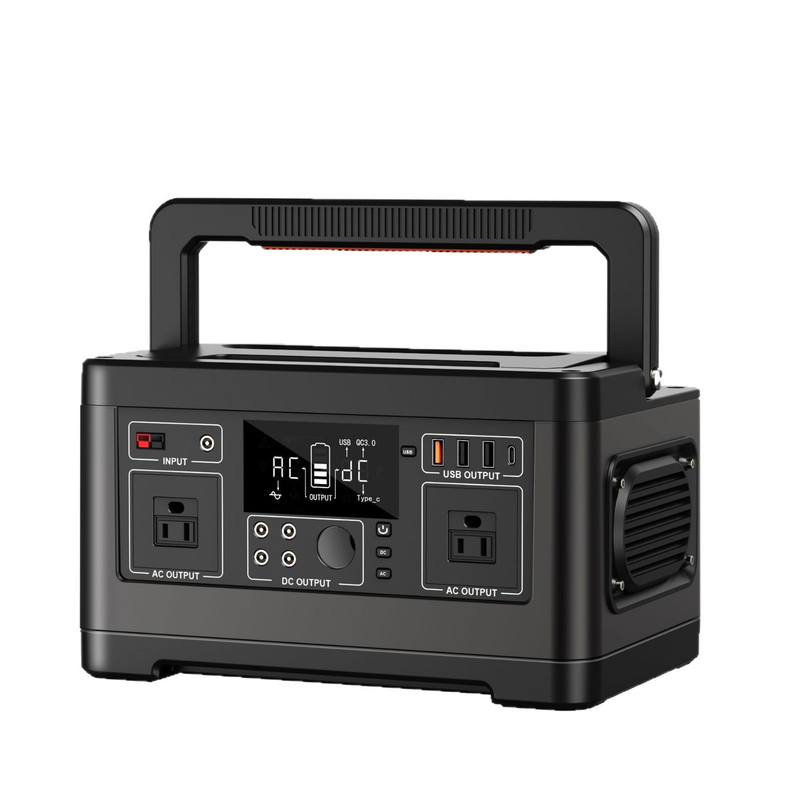 500W outdoor emergency power supply portable high-power self-driving camping household electrical equipment power supply equipment