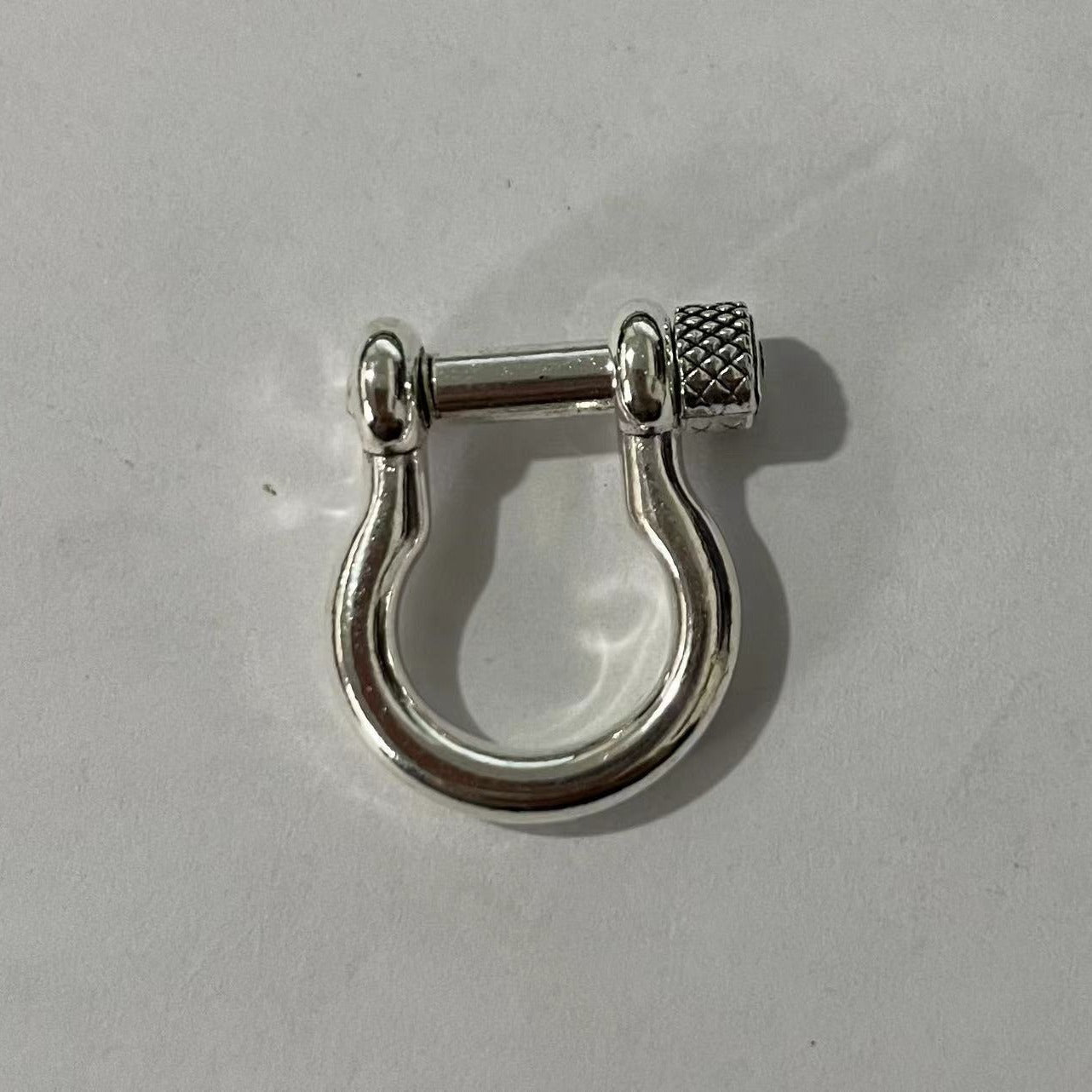 Buckle D-type buckle horseshoe buckle umbrella rope bracelet accessories metal outdoor mountaineering buckle camping portable buckle zinc alloy