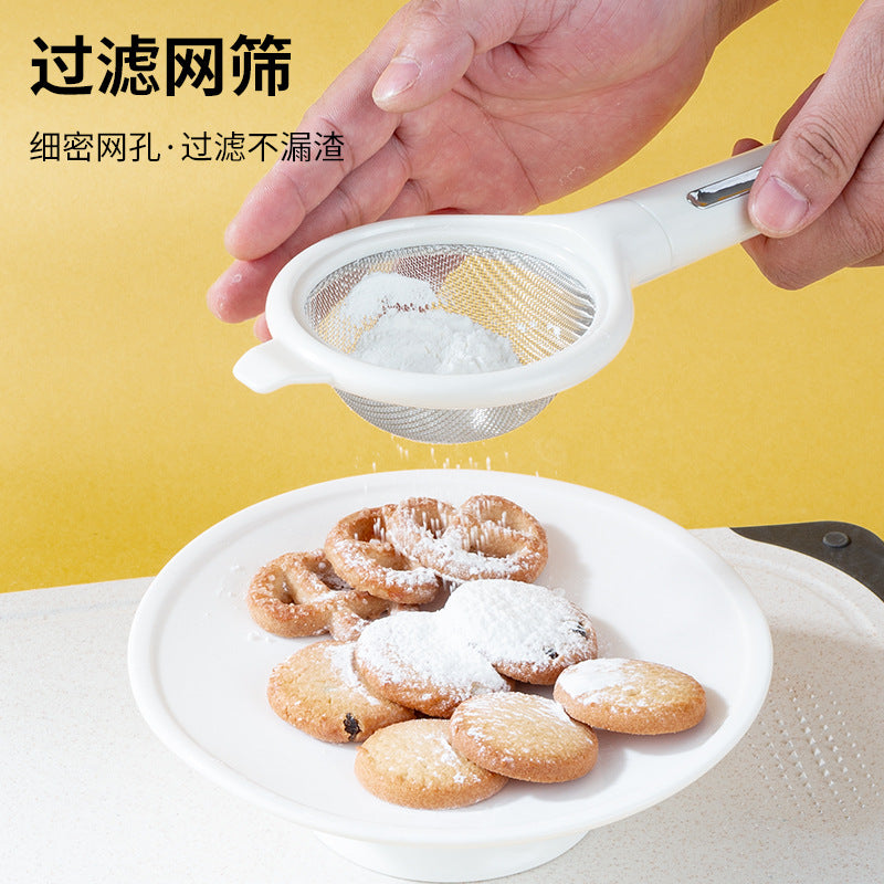 Kitchen Helper Set Household Multifunctional Gadgets Storage Rack Shaved Wire Egg Beater Bottle Opener Filter