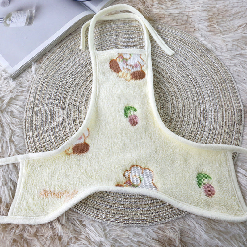 Wholesale dog anti-ice belly pocket cooling cartoon cute dog belly pocket belly protection anti-cold bib cat and dog clothes spot