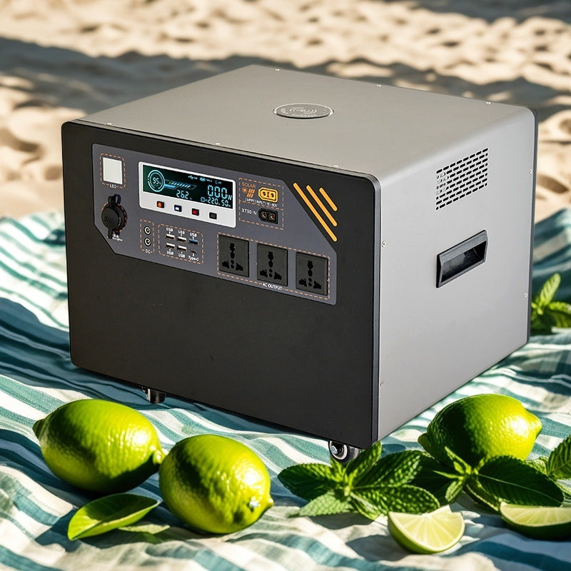 Flagship large-capacity outdoor mobile power supply 220v stall night market commercial self-driving camping portable durable high power