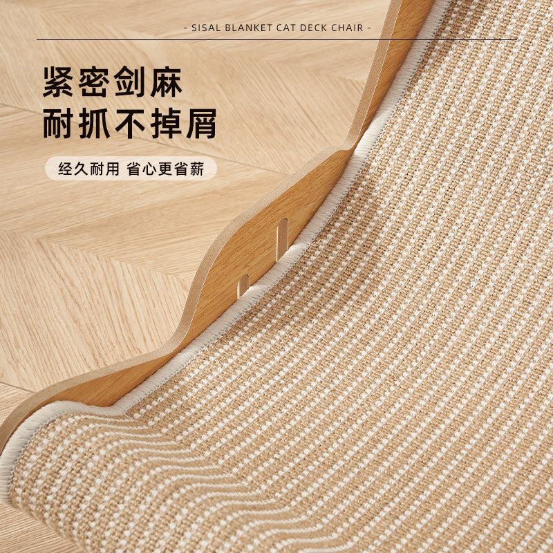 Sisal cat scratching board cat nest wear-resistant cat toy cat claw board scratch-resistant crumbs pet supplies cat recliner