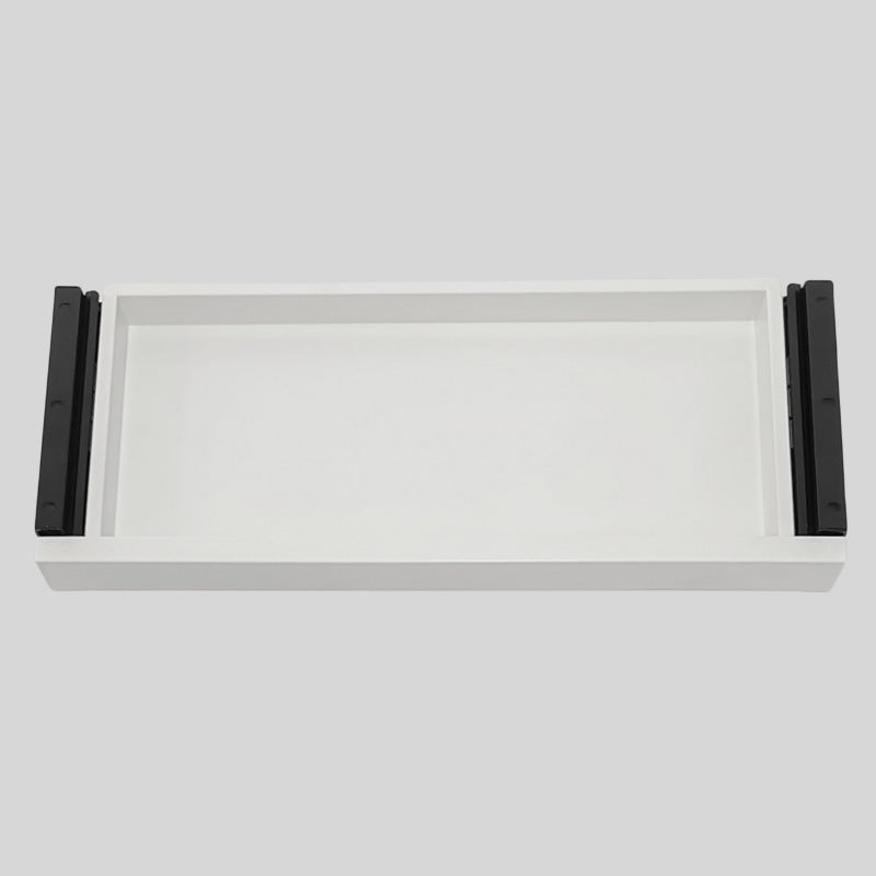 Thickened silent office computer desk keyboard tray tray drawer table sliding track guide rail two-section bracket accessories