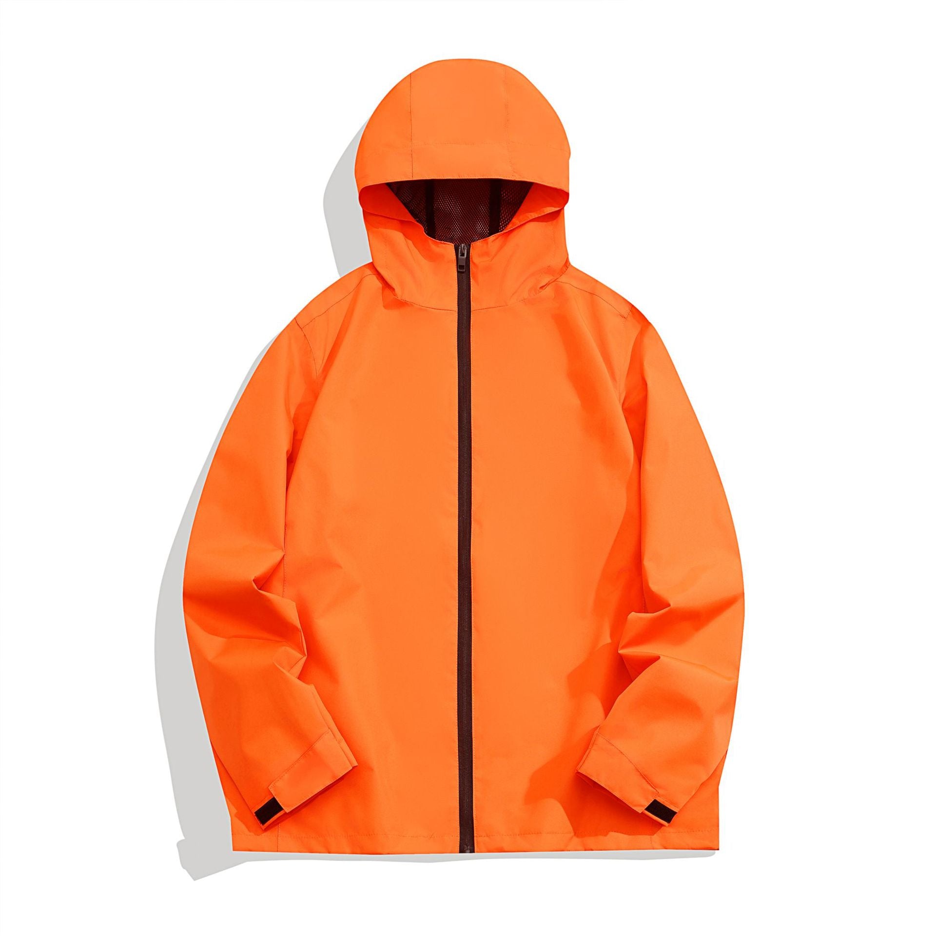 Outdoor sports hiking suit hooded jacket advertising shirt custom overalls logo thin jacket jacket