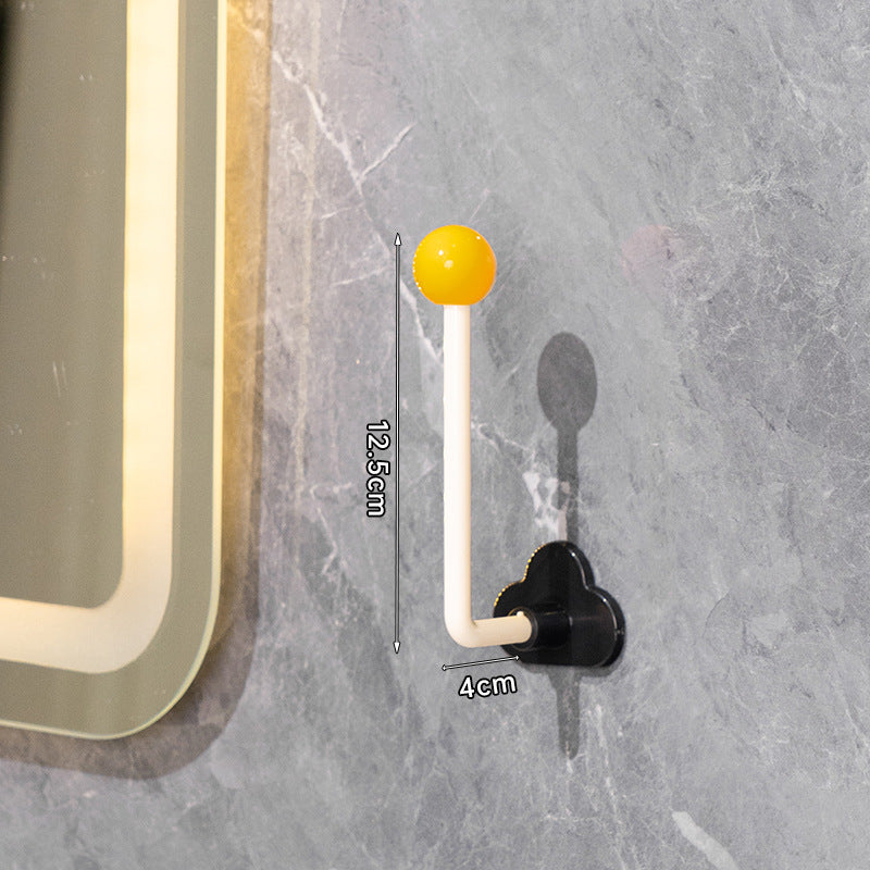 Dopamine free punching hook hair band storage rack bathroom storage artifact home hair rope hair accessories headband storage rack