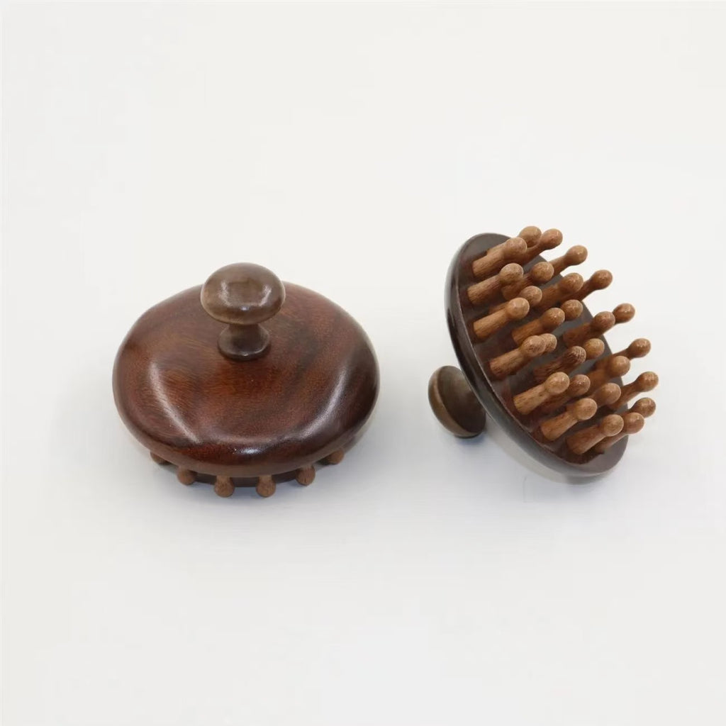 Disc ring, tooth shaving, hair care comb, scalp massage comb, hair brush, hair treatment, scraping, meridian brush, universal sandalwood for the whole body