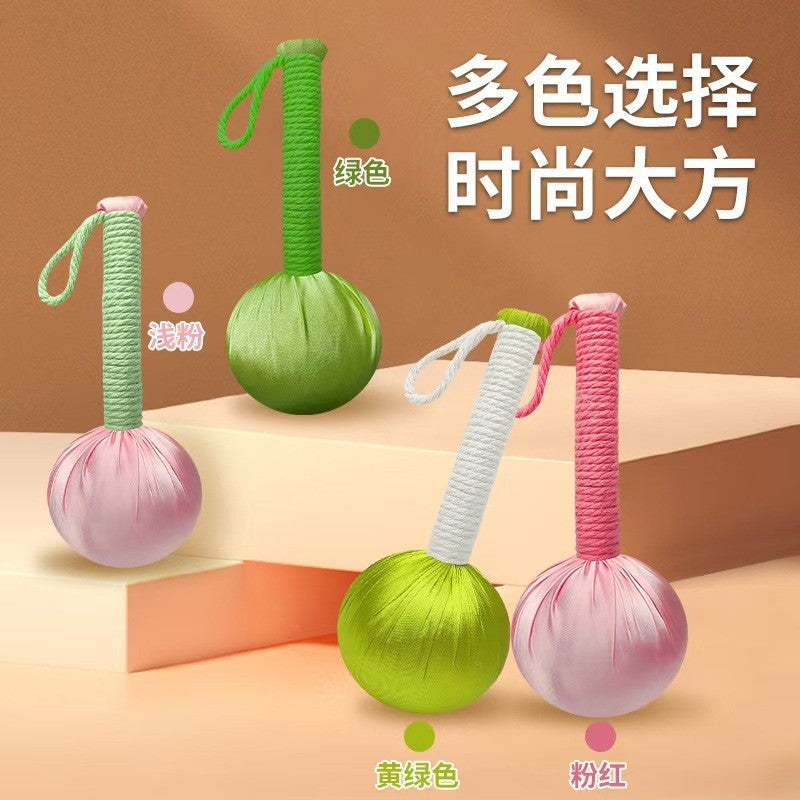 Wormwood Hammer Satin Wholesale Silk Gifts Moxibustion Hammer Moxa Products Gift Box Customized Wormwood Health Hammer Massage Hammer