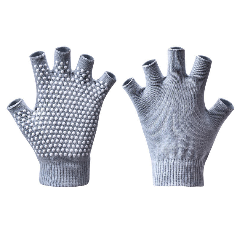 10-Color Women's Half Finger Fitness Gloves Barbell Pot Carrying Equipment Cycling Yoga Pilates Skipping Rope Badminton Anti-wear