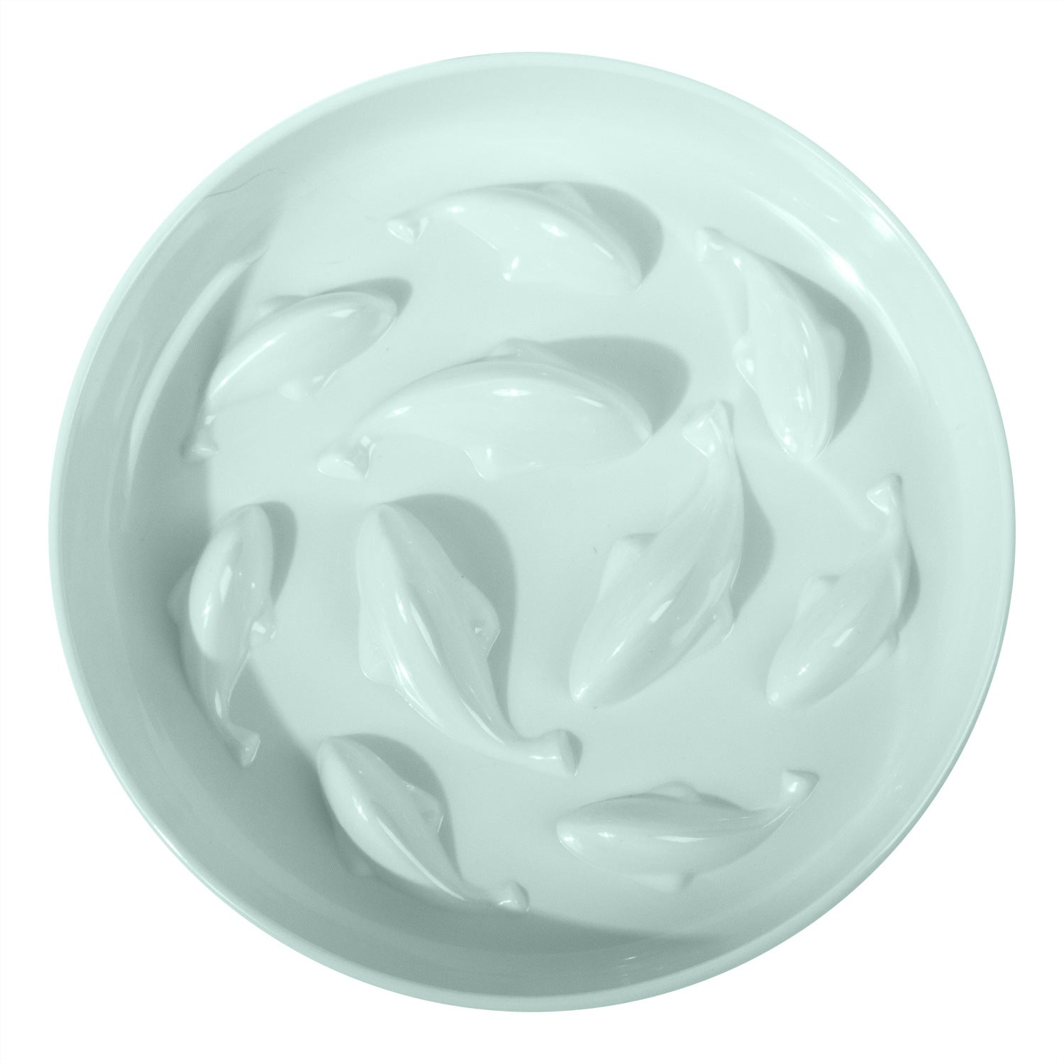 Cross-border goldfish pet slow food bowl anti-choking feeder non-slip and anti-knock cat bowl dog bowl pet supplies eating utensils