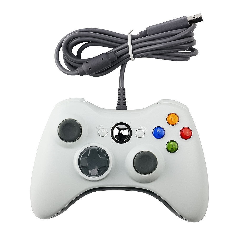 XBOX360 gamepad wired computer steam multi-function free drive vibration factory direct sales spot quick delivery