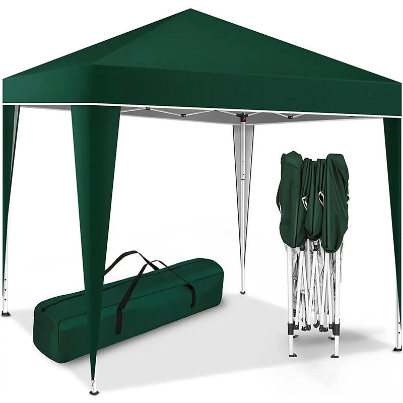 Cross-border foreign trade four-corner folding tent 12kg hollow frame outdoor activities sun protection rain awning with surrounding cloth
