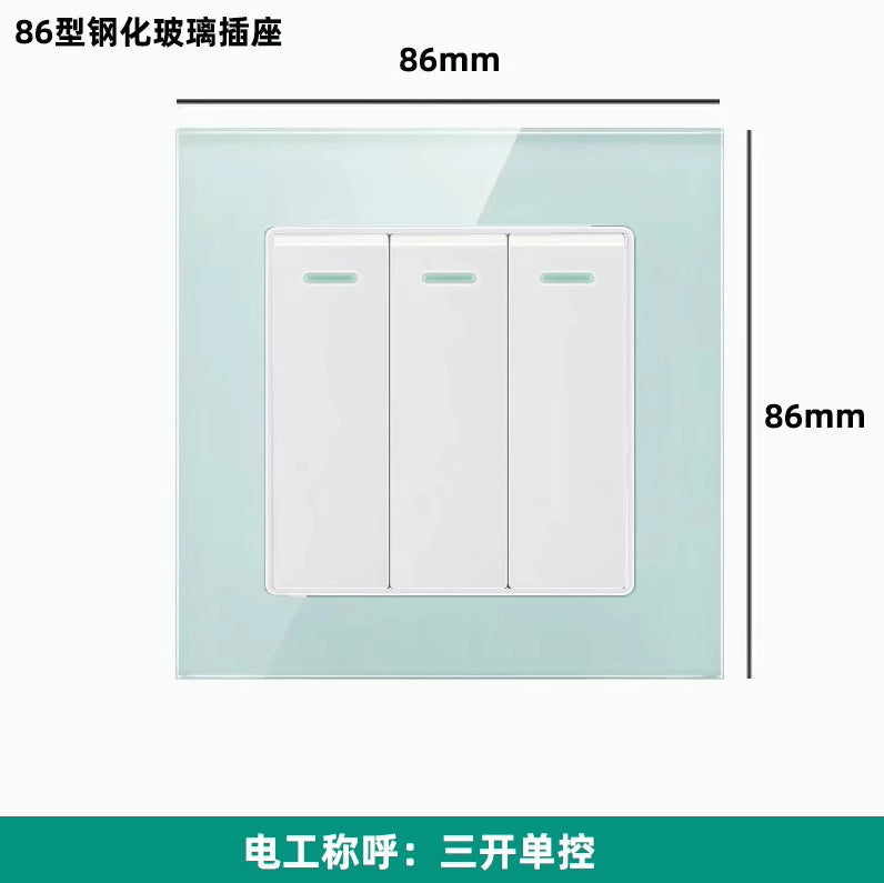 British 13A Hong Kong and Macao USB socket British standard porous TYPE-C charging panel switch electrical system