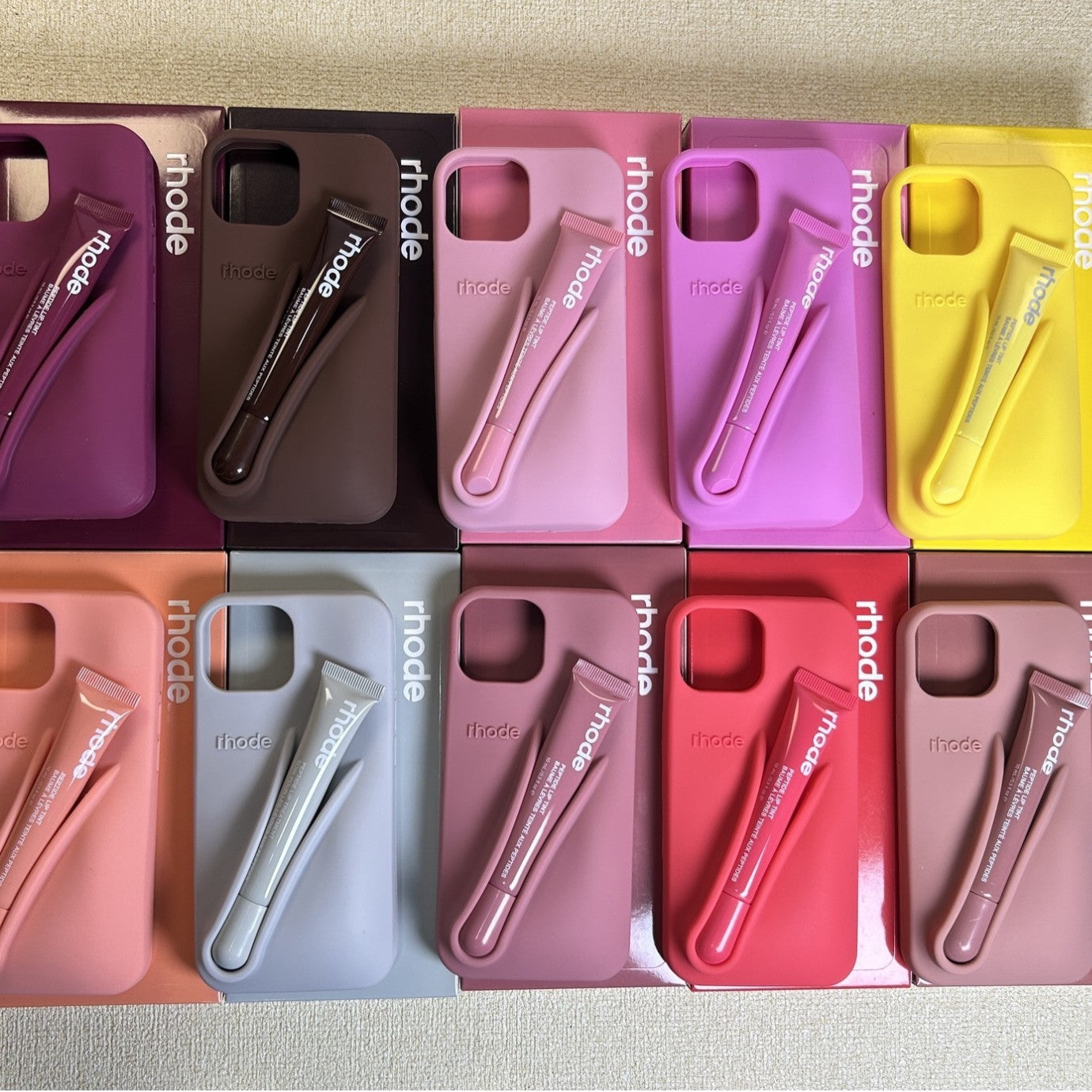 Cross-border Hayley Rhode same lip gloss silicone for iPhone 17pm iPhone 16 mobile phone case