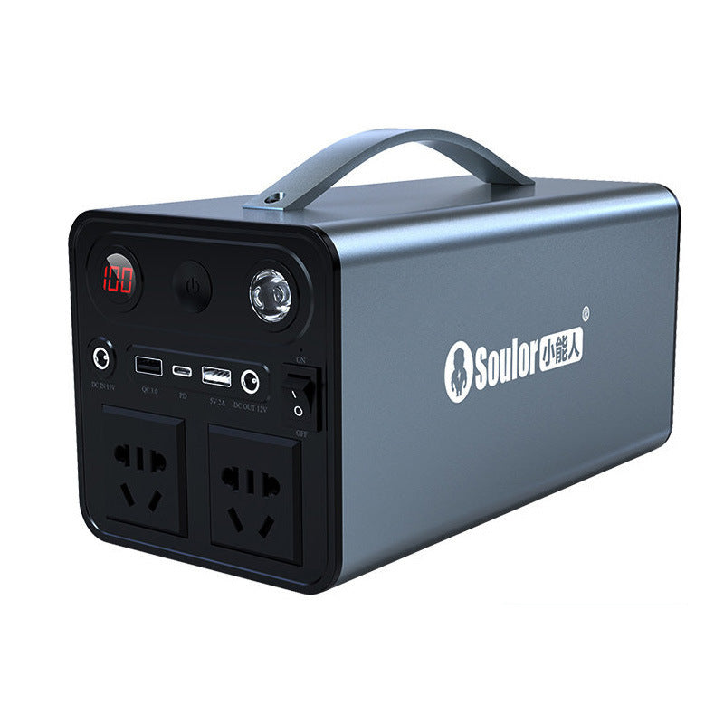 Outdoor mobile power supply Portable large-capacity 220V live broadcast stall camping Multifunctional vehicle high-power power supply