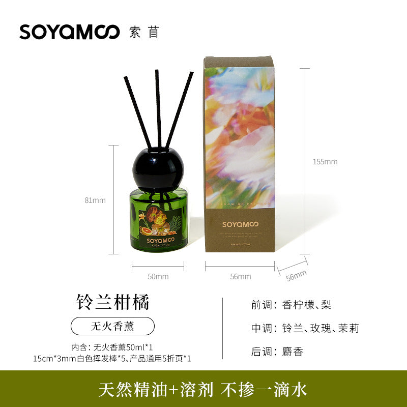 Jinshan bottom fireless aromatherapy indoor, strong expansion fragrance household bedroom decoration ornament fragrance, Longjing tea fragrance aromatherapy