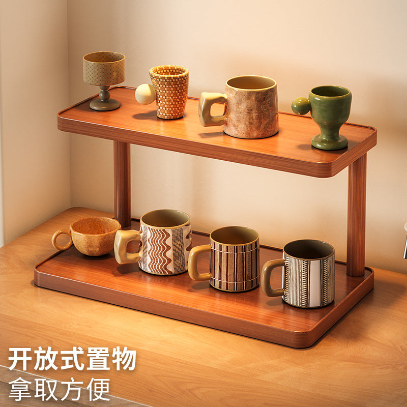 Desktop rack, cup storage shelf, dining table, countertop station, water cup, coffee cup, tea set, table small cup holder